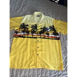 Men's Pineapple Connection Hawaiian/Surfer Camp Shirt Size 2LXT